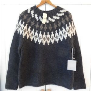 Banana Republic Hand Knit Fair Isle Sweater NWT